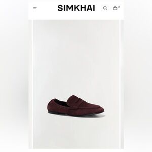 Simkhai Cocoa Suede Loafers